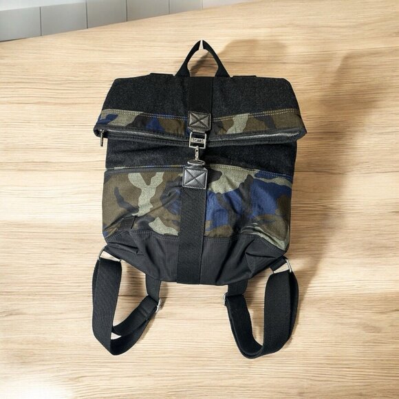TOMS Green Camo Herringbone Discover Backpack main image 8